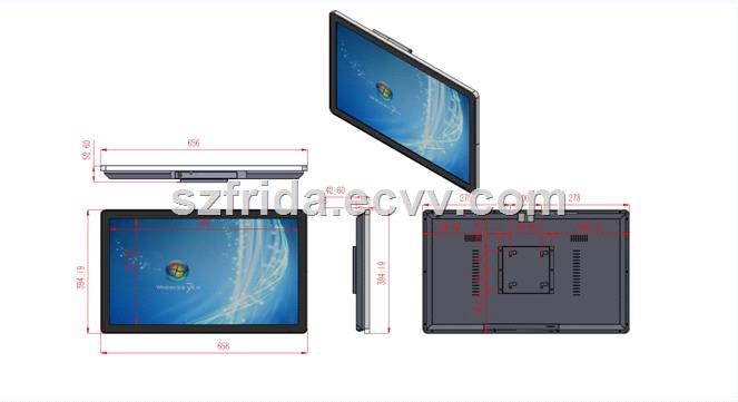 27 LCD Digital Signage indoor wall mounted advertising screen player Restaurant menu board