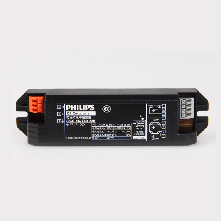 Philips Fluorescent lamp T8 Electronic Ballast Ebc 118tld 220