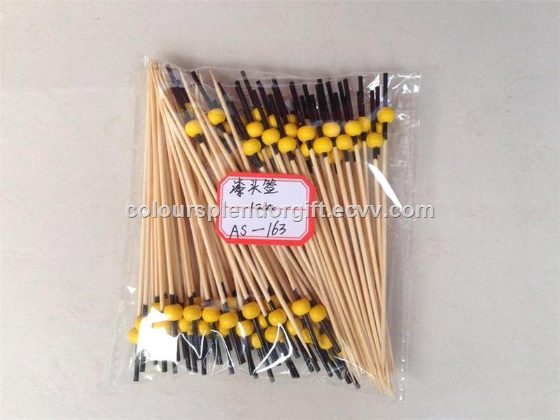 12cm Handmade Cocktail Picks Bead Frilled Toothpicks Skewers Sandwich Fruit Cocktail Sticks Buffet Canapes Party Food