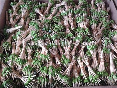 12cm Red Heart Bamboo Cocktail Picks Wood Beads Skewers Fruit Toothpicks Sticks Party Bar Supplies Love Wedding