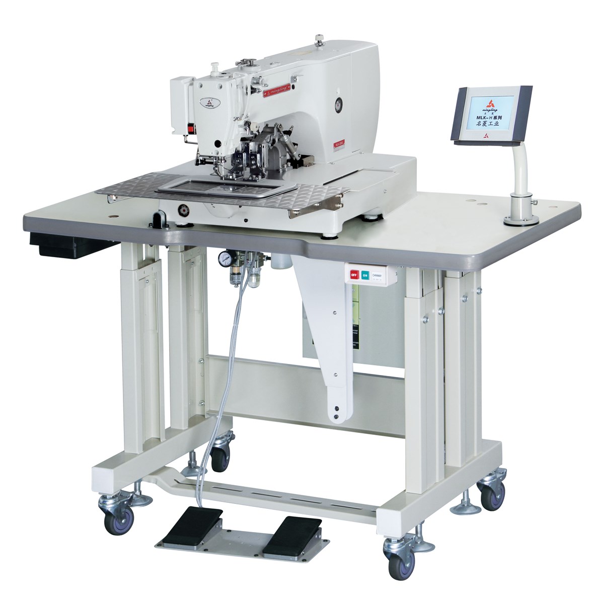 Computerised sewing machine for shoesleather MLK326H
