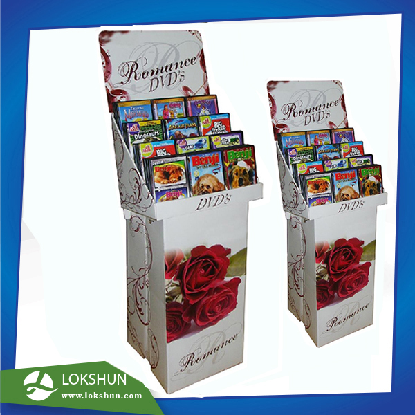 DVD Cardboard Dumpbin Display