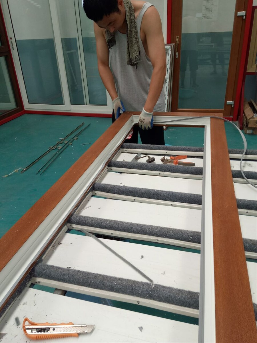 PVC windows in different styles