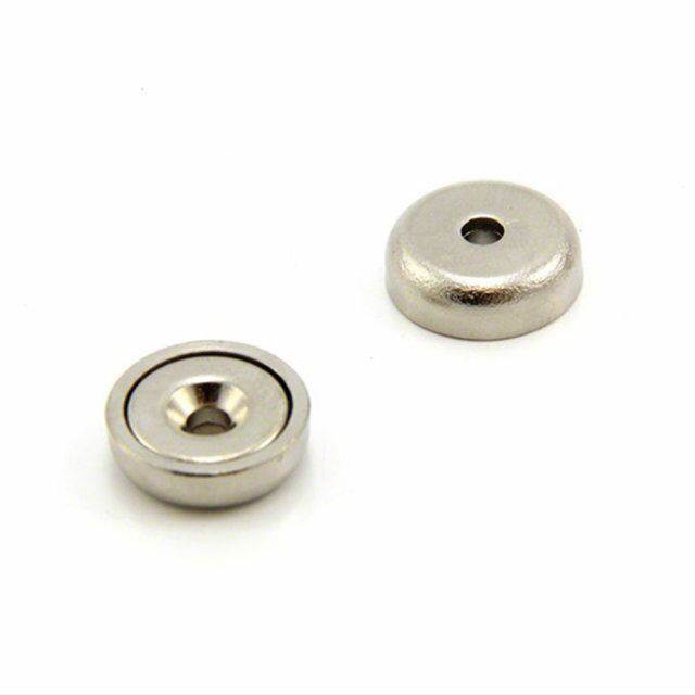 Strong pull force cup shaped neodymium pot magnet N52