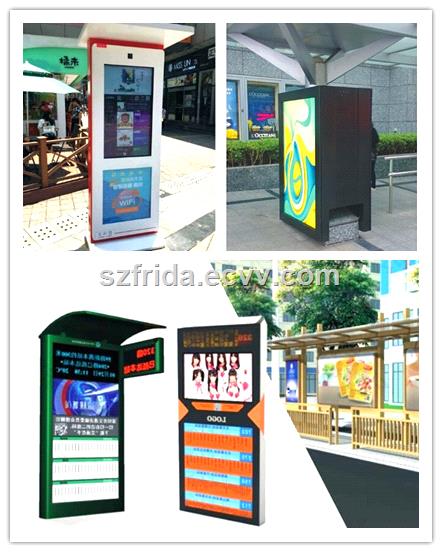 Wall Mounted Outdoor TFT LCD DIGITAL SIGNAGE for Multimedia Advertising Player Display with High Brightness