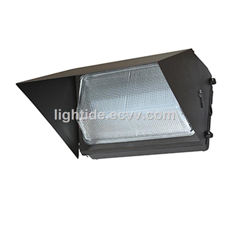 DLC Qualified Semi Cutoff LED Wall Pack LightsGlass Refractor 60W 5 year warranty