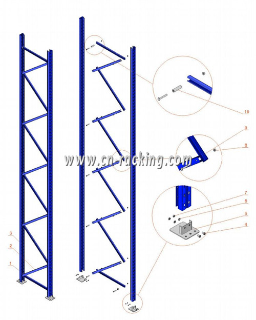 762 Pitch Australian Standard Heavy Duty Pallet Rack