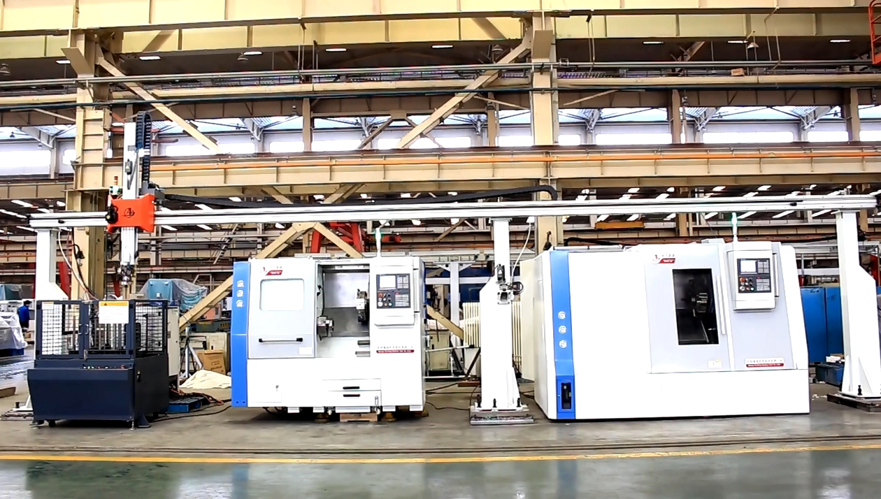 Low production cost CNC lathe for bearing ring