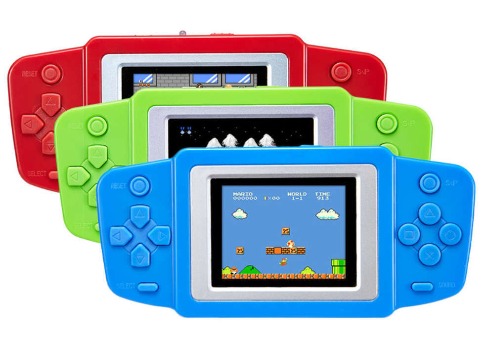 Classic FC 268 games 25inch bright display Portable games players Handheld game console support Libattery and AA batte