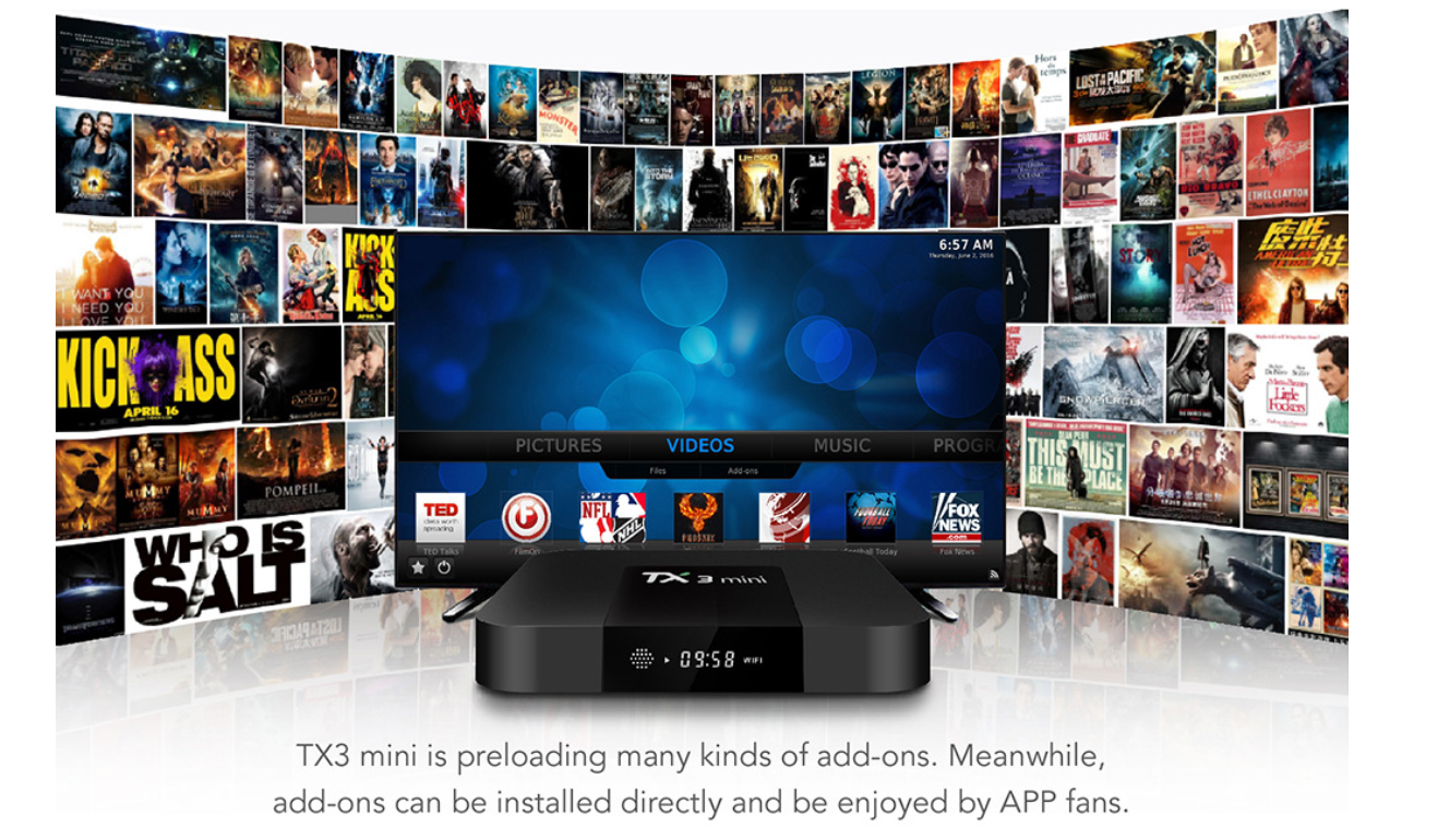 2G16G TX3MINI S905W Android 71 TV box factory wholesale WiFi HDMI 4K HD OTT IP TV BOX Network Set top box