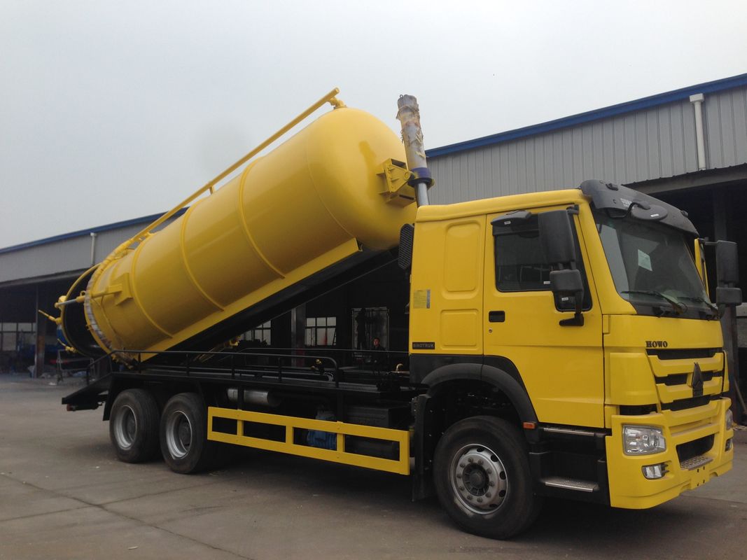 Sinotruck HOWO 6x4 sewage suction truck 6m3 capacity