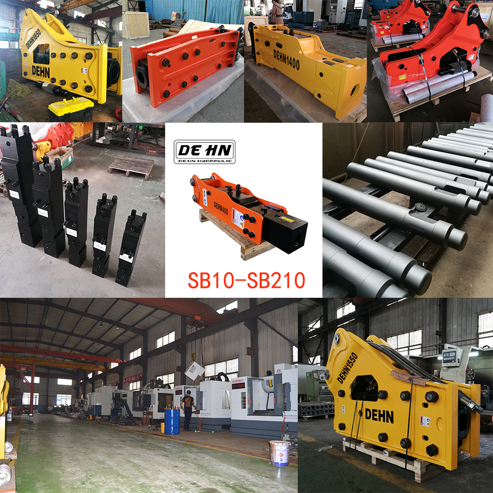 DEHN hydraulic breaker hammer with chisel for excavator