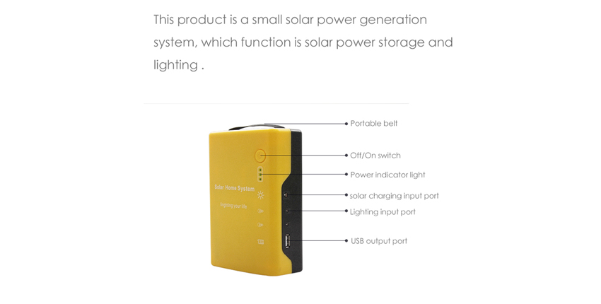 3W led mini home solar lighting system for AfricaMiddle EastCentral America marketing