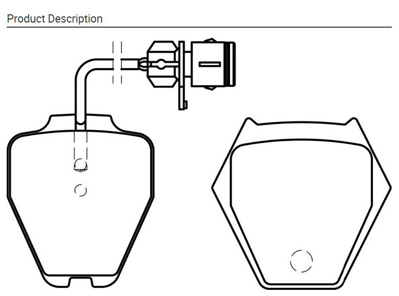 Jiuda Steel Brake Pad Back Plate for Audi Volkwagen