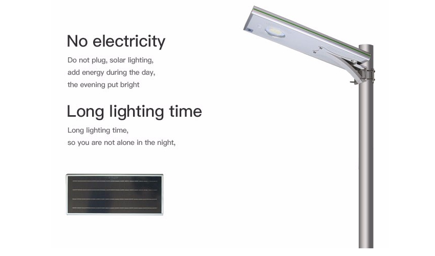 15W All In One Solar Energy integrated solar outdoor lighting