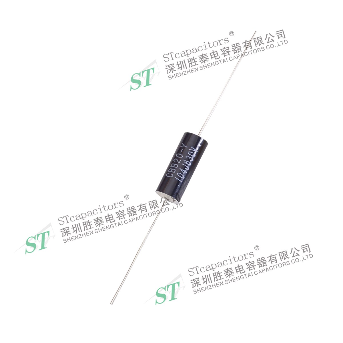 CBB20 Metallized Polypropylene Film CapacitorAxial