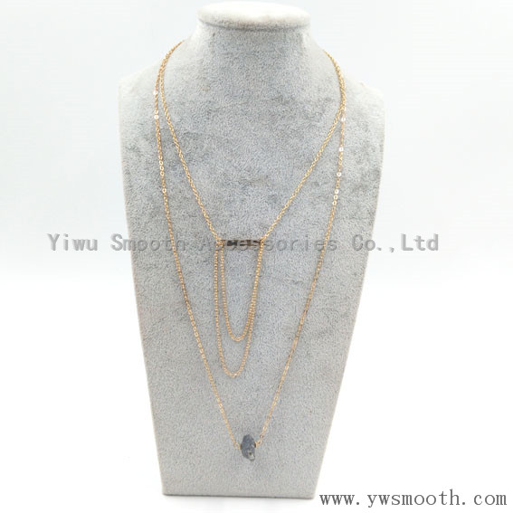 Fashion Rose Gold Jewelry Pendant Necklaces Gift Accessories Bracelet Silver