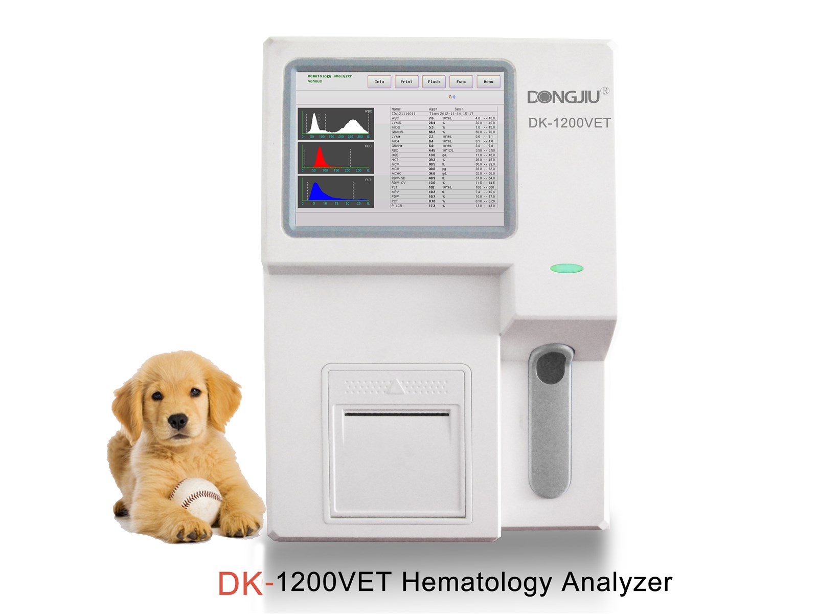 Vet Diagnostic Device Clinical Hematology Analyzer Medical Equipment