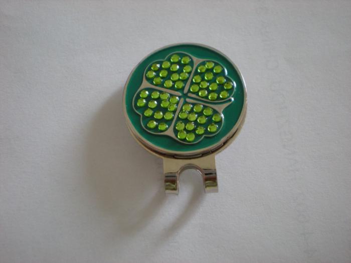 crystal golf ball marker hat clip