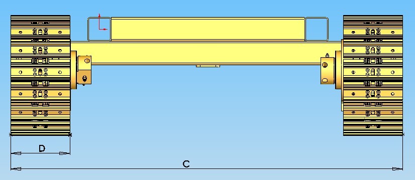 custon built Steel Track Undercarriage