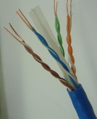 LAN cable with 4 pairs CAT5E or CAT6 Alfoil Screen and Braid STP