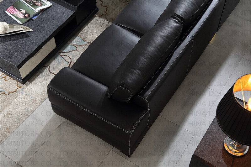 2018 Modern Genuine Leather Sofa with Armchair