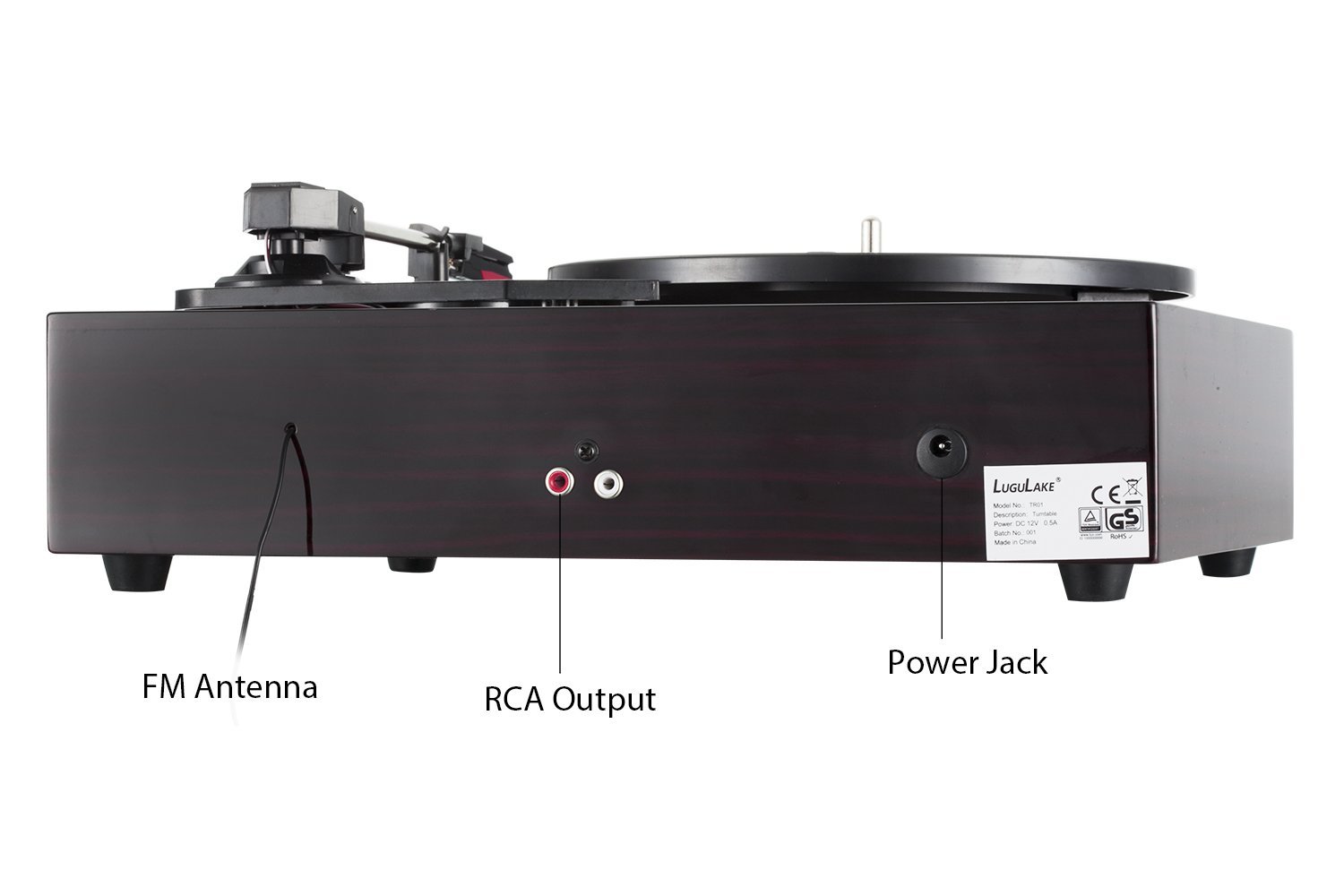 record player with rca output