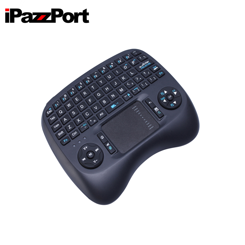 IPazzPort Wireless Keyboard Backlit Touchpad Mouse Keyboard for Computer /Android TV /HTPC