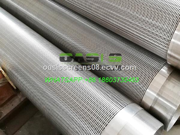 Stainless Steel SS304 Water Well Wire Wrapped Johnson Screens