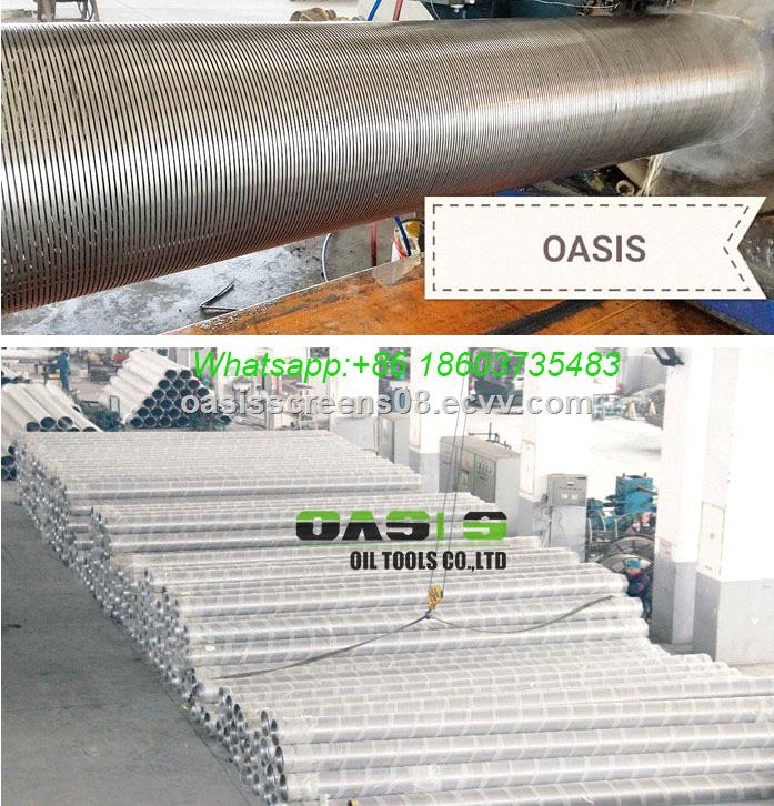 SS304L Wedge Wire Continuous Slot Water Well Screens for Water Well Drilling
