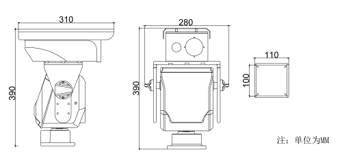 200 million mage camera Outdoor IR Infrared Dome Camera for ship
