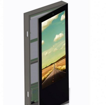 55 inch standing double side lcd advertising player with digital signage screen and android pc system