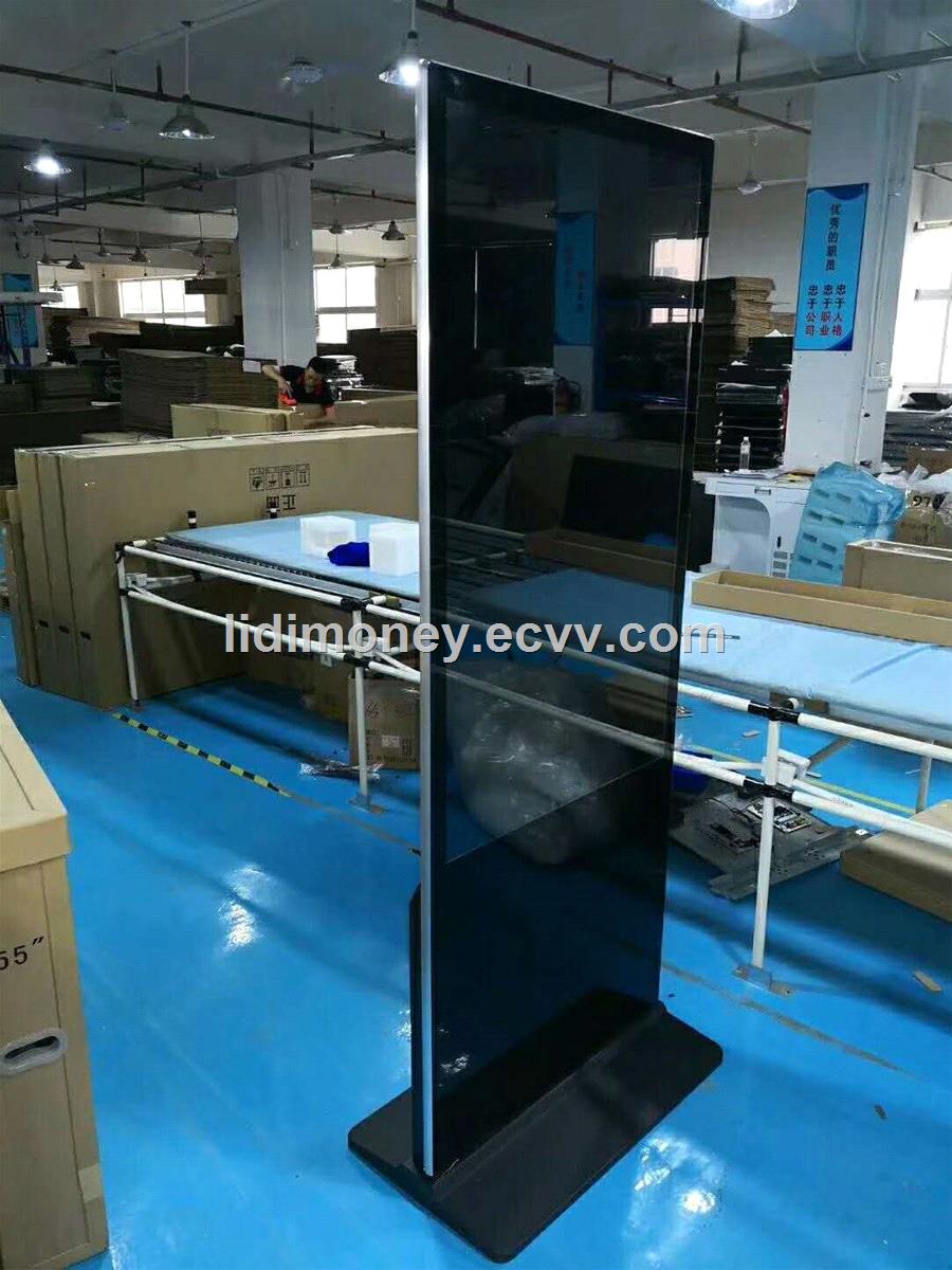 55 inch indoor floor stand lcd advertising media player for shopping mall