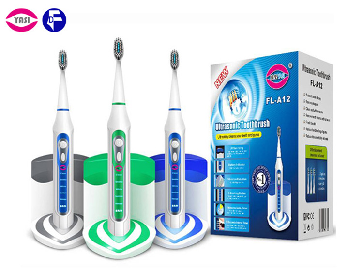 Rechargeable Sonic Electric Toothbrush with UV Sanitizer