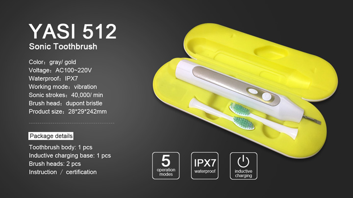 USB charing electric toothbrushes travel case rechargeble facotry source