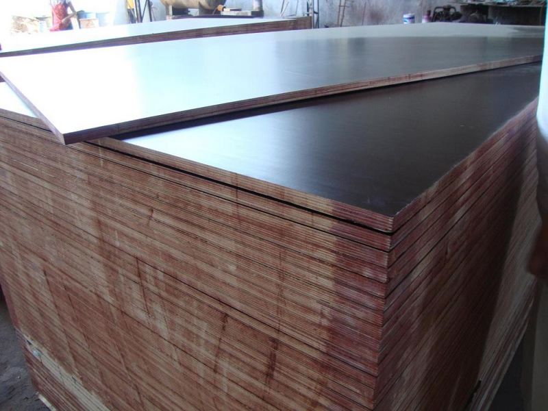 1220x2440x18mm Brown Film faced plywood China manufacturewholesale plywood panel shuttering concrete form