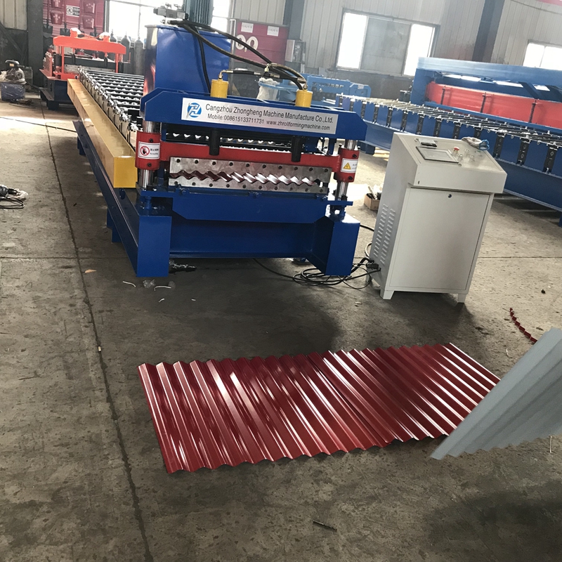 zinc roofing sheet roll forming machine