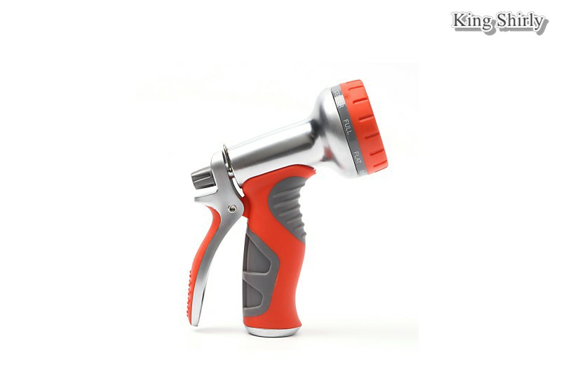 9pattern metal water nozzle garden watering cleaning