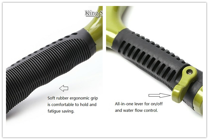 metal fan water nozzle garden watering cleaning