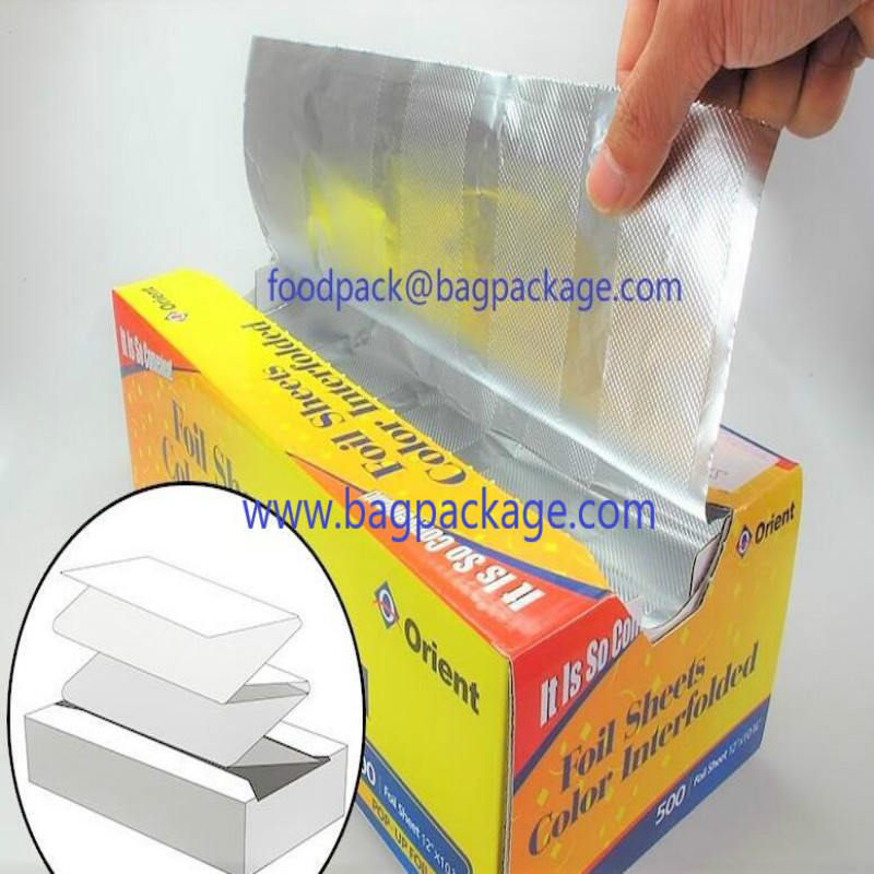 Interfold Pop Up Aluminum Foil Sheets