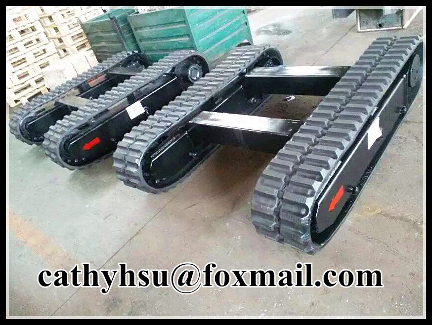 rubber track undercarriage rubber track system rubber track frame drilling rig undercarriage assembly