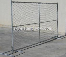 Galvanized American Market 8*12 Feet Temporary Chain Link Fence