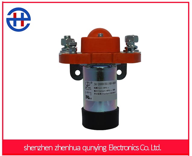 an electrically controlled switch low voltage electromagnetic Bridge unicoil closed contacts dc contactor