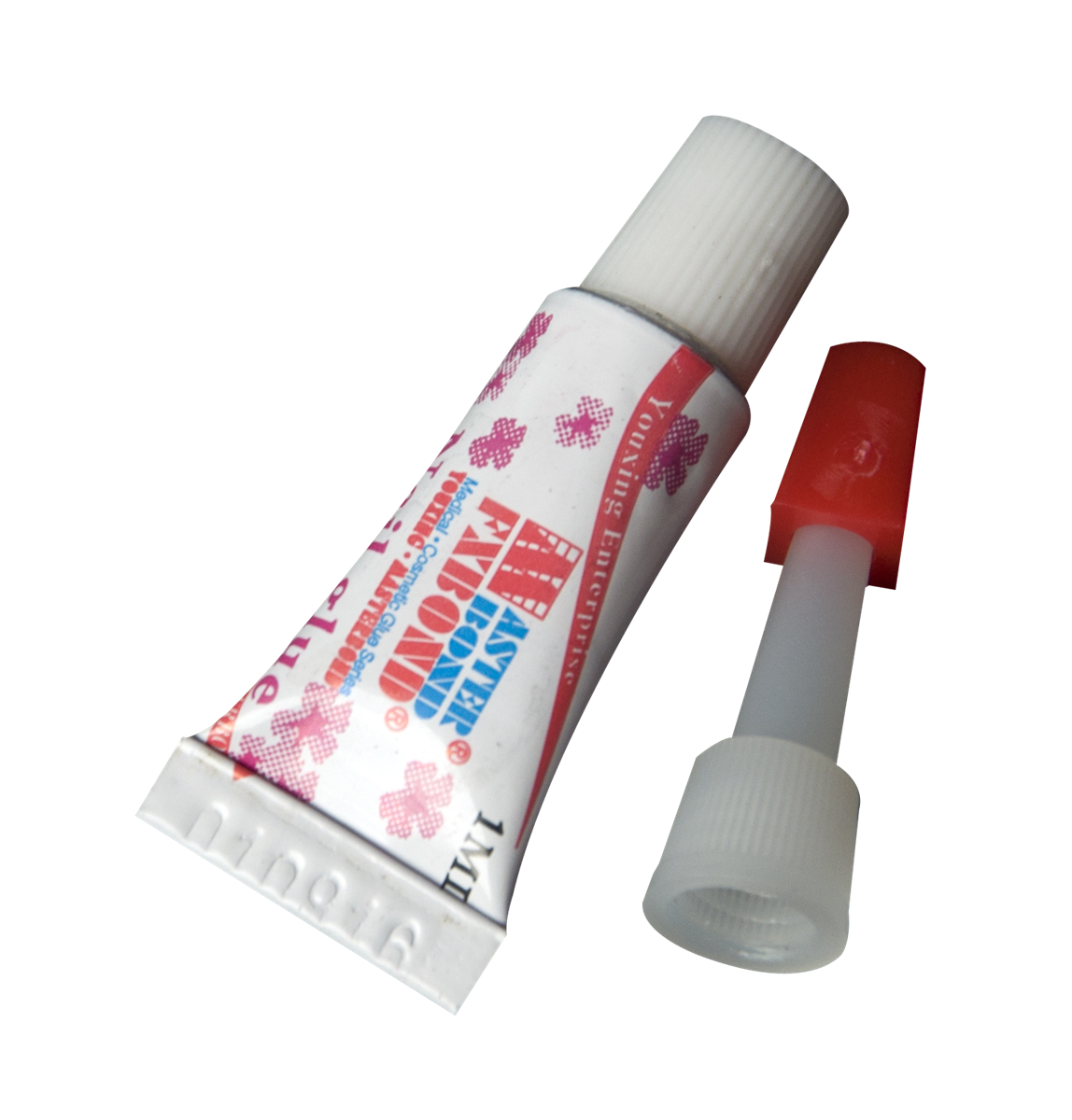 1g pink Nail glue liquid cyanoacrylate nail art for fake nail