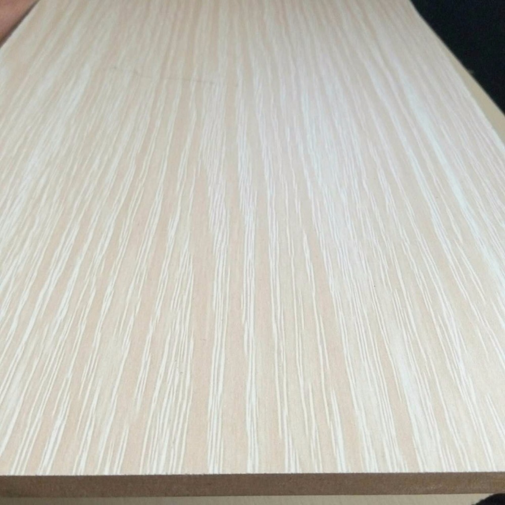 Furniture Grade Pain Mdf Melamine MDF Woodgrain Melamine embossed MDF Panel