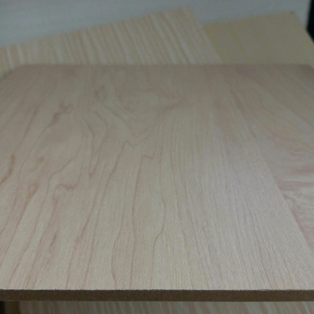 Furniture Grade Pain Mdf Melamine MDF Woodgrain Melamine embossed MDF Panel