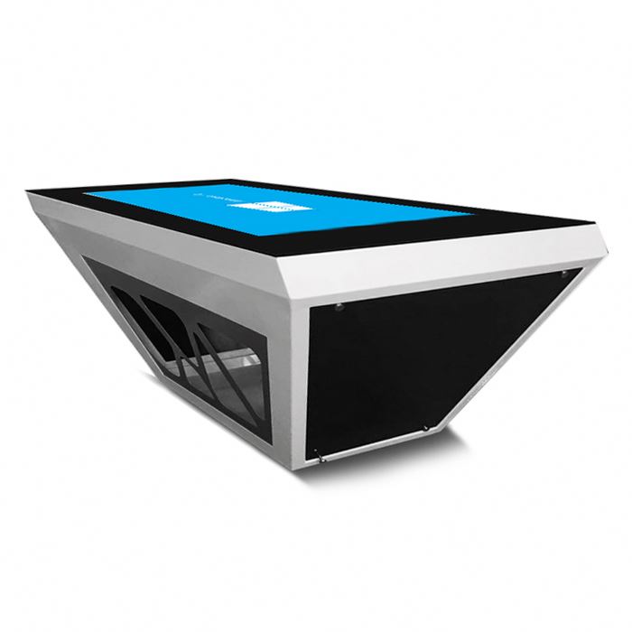 55 inch IR or capacitive touch table kiosk with android and PC