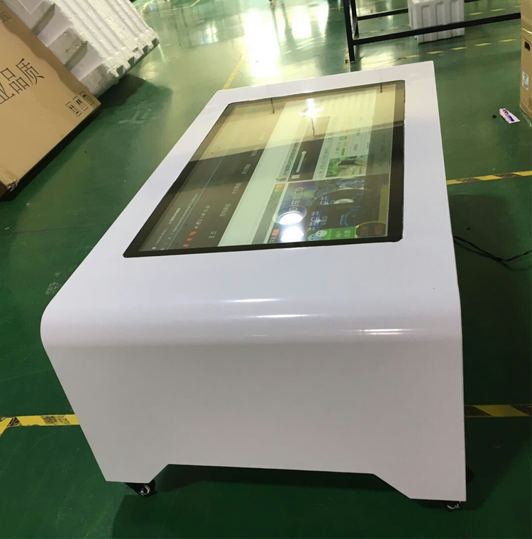 55 inch IR or capacitive touch table kiosk with android and PC