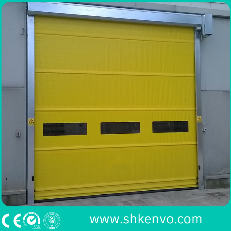 Radar Sensor PVC Fabric High Speed Fast Rapid Roller Shutter Door