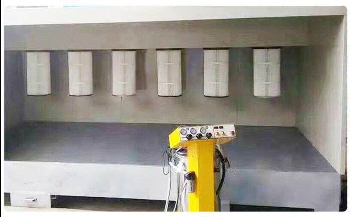 High quality hotsale powder coating booth for metal parts